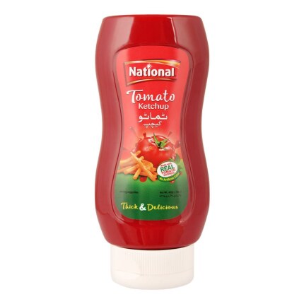 National Tomato Ketchup Bottle 400GM