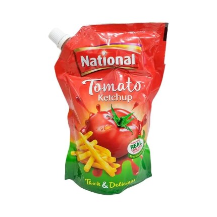National Tomato Ketchup Pouch 475GM