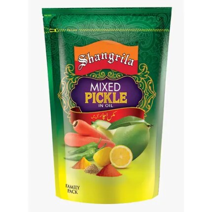 Shangrilla Mixed Pickle Pouch 1KG