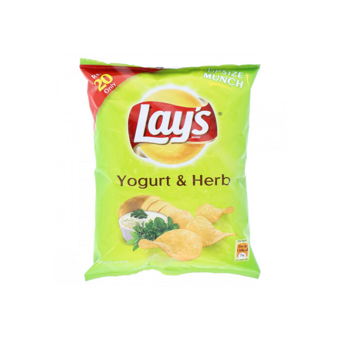 Lays Chips Yogurt & Herb (Pack Of 6) 17GM