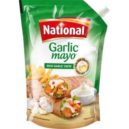 National Garlic Mayo Bottle 1KG