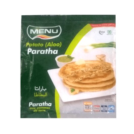 Menu Potato Paratha 360GM - 3PCs