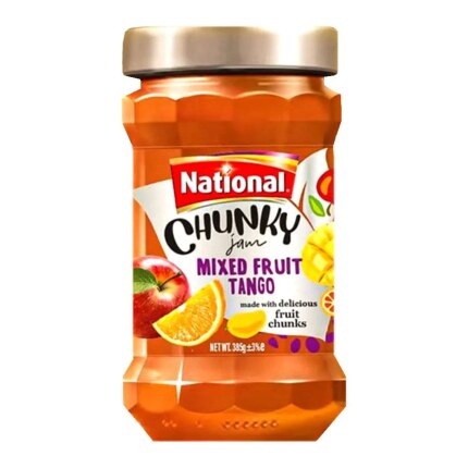National Mixed Fruit Jam Chunky Jam 385GM