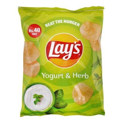 Lays Chips Yogurt & Herb (Pack Of 6) 34GM