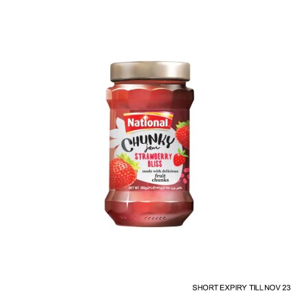 National Strawberry Chunky Jam 385GM