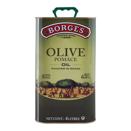 Borges Ex Olive Pomace Oil Tin 4LTR
