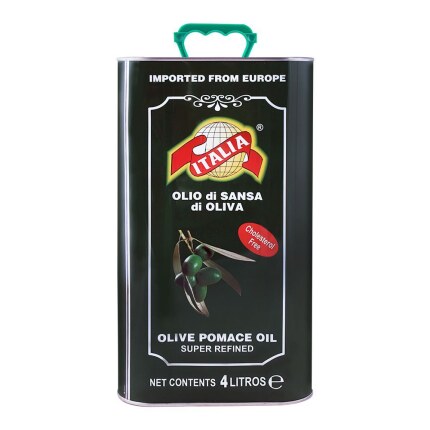 Italia Olive Oil Pomace Jar 4LTR