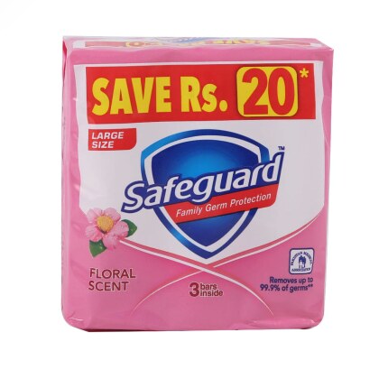 Safeguard Family Size Soap 3x1
