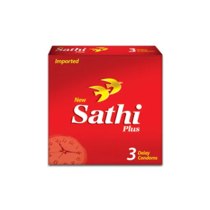 Sathi Plus Condoms Red 1x3