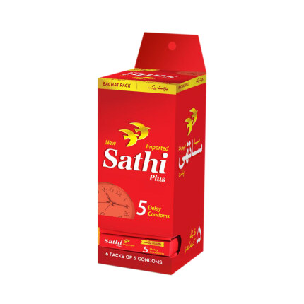 Sathi Plus Condoms Red 1x5PCs