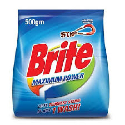 Brite Detergent Powder Maximum Power 500g