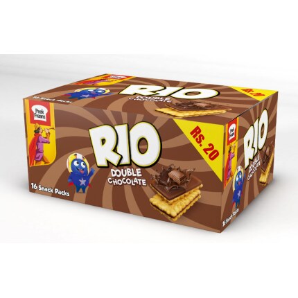 Peek Freans Rio Double Chocolate 16 Snack Pack