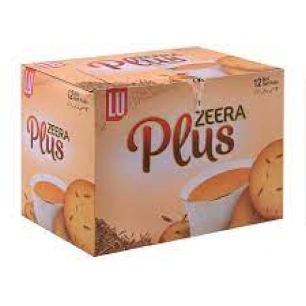 Lu zeera plus biscuits half rolls 12pcs