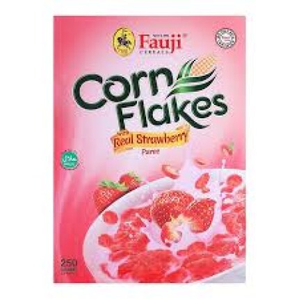 Fauji Corn Flakes Strawberry - 250gm