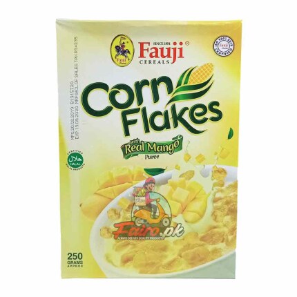 Fauji Corn Flakes with Real Mango - 250g