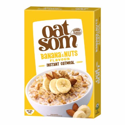 Oat Som Banana n Nut Instant Oatmeal - 390g